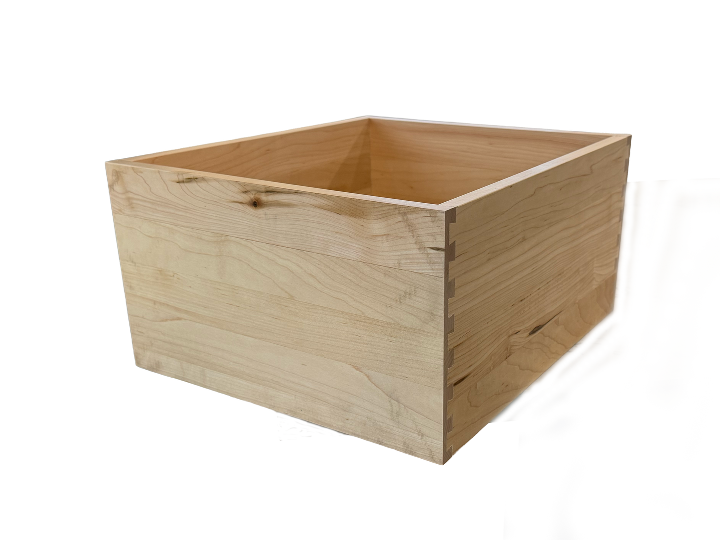 Wooden dovetail drawer box